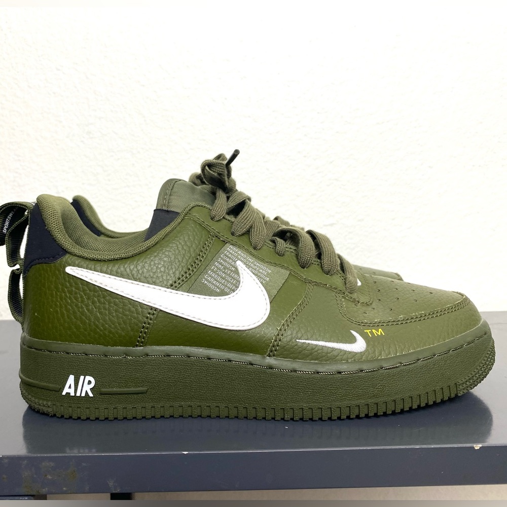 Nike Air Force 1 '07 LV8 Utility Olive Canvas - Picture 3 of 10